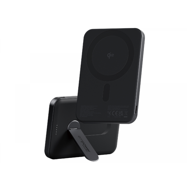 Empower by PanzerGlass 5000mAh Powerbank kitámasztóval (EM23165) asztrofekete